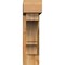 Ekena Millwork Balboa Block Rough Sawn Bracket w/ Offset Brace, Western Red Cedar, 6"W x 22"D x 22"H BKT0604X22X22BOA05RWR - alternate 3
